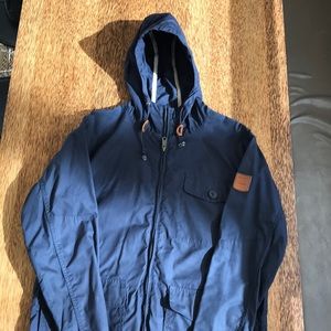 Globe Wind & Waterproof Navy Jacket, Size Medium